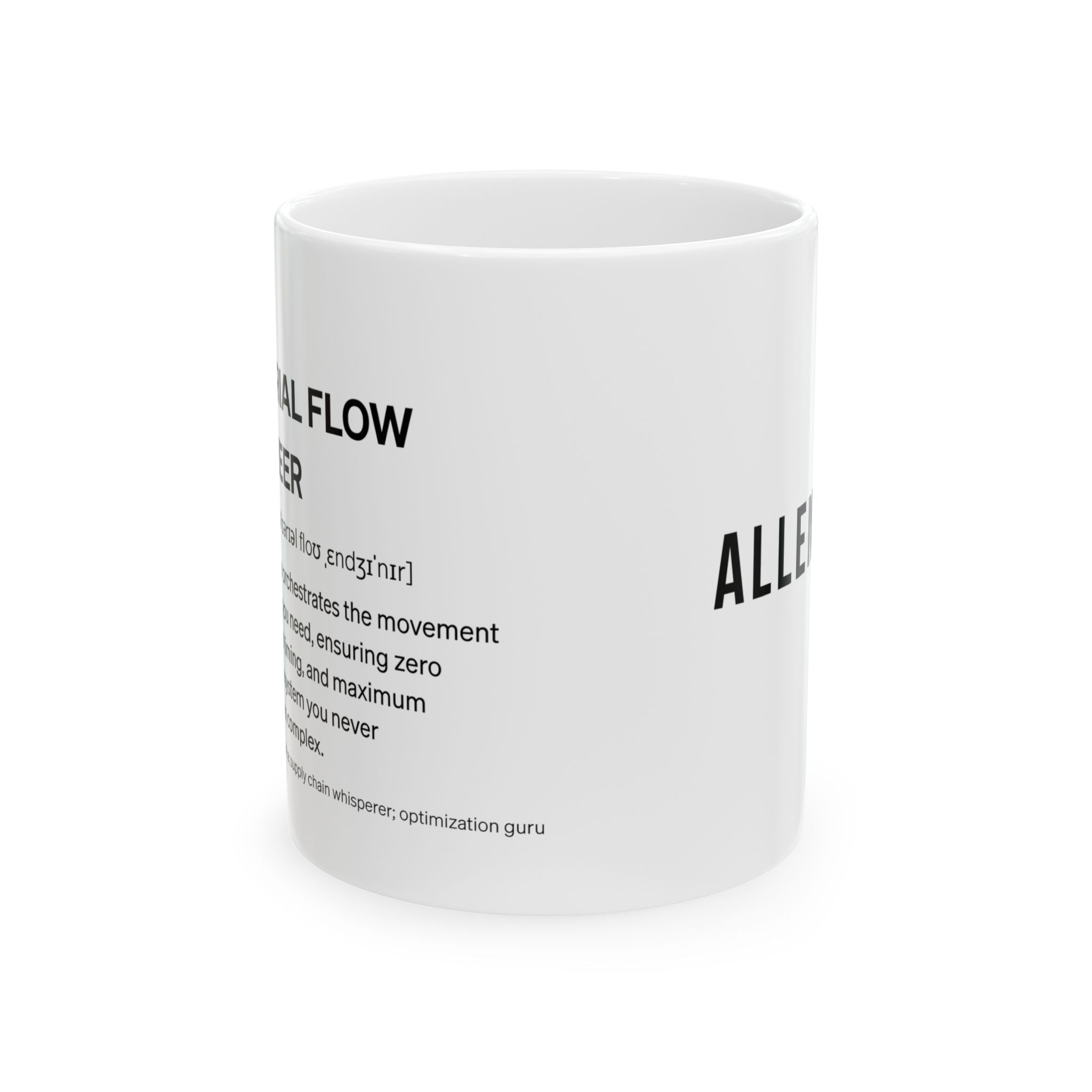 Aller Flow Mug — Funny Allergy Definition Ceramic Coffee Cup (11oz, 15oz)